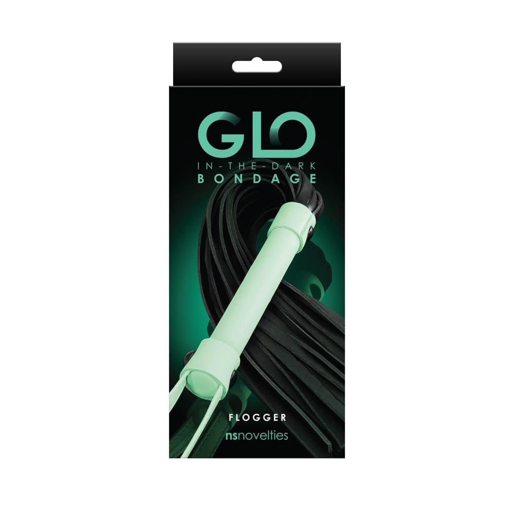 GLO Bondage - Flogger - Green_B15O25_2 | ViPstore.hu - Erotika webáruház #1 - EAN 657447104114 | SKU NSTOYS0845