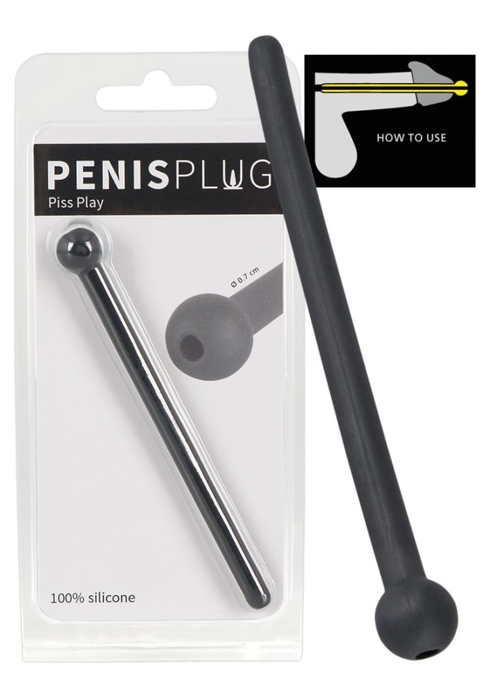 Penis Plug Piss Play Black | ViPstore.hu - Erotika webáruház #1 - EAN 4024144538379 | SKU YOU2T00656