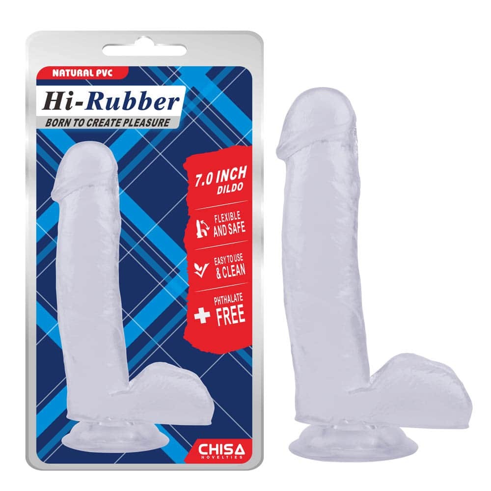 7.0 Inch Dildo-Clear | ViPstore.hu - Erotika webáruház #1 - EAN 759746321602 | SKU CHISA00203