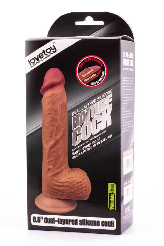 8.5 inch Dual-Layered Silicone Dildo | ViPstore.hu - Erotika webáruház #2 - EAN 6970260905374 | SKU LVTOY00003