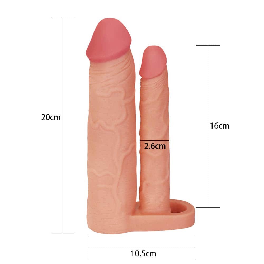 Add 2" Double Penis Sleeve | ViPstore.hu - Erotika webáruház #5 - EAN 6970260909044 | SKU LVTOY00409