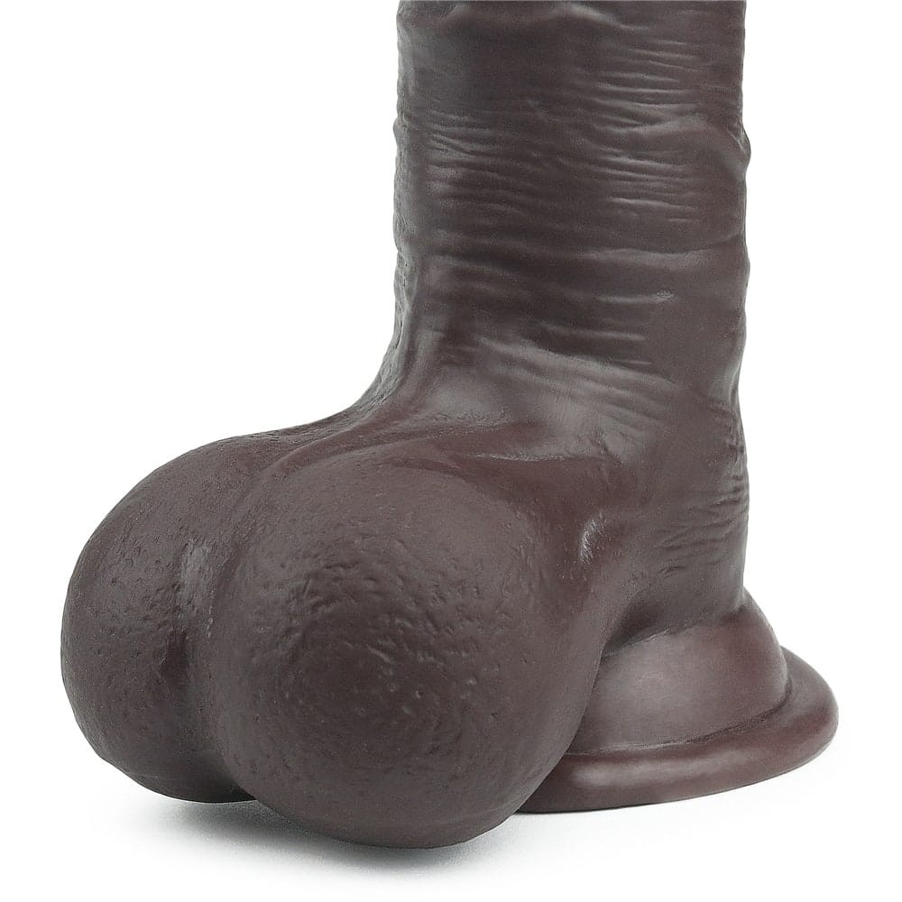 7.8'' Sliding Skin Dual Layer Dong Brown | ViPstore.hu - Erotika webáruház #7 - EAN 6970260909426 | SKU LVTOY00512