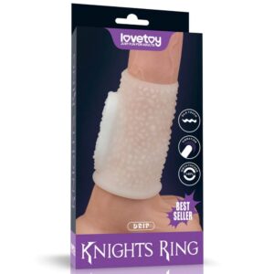 Vibrating Spiral Knights Ring (White) II | ViPstore.hu - Erotika webáruház #1 - EAN 6970260905787 | SKU LVTOY00600