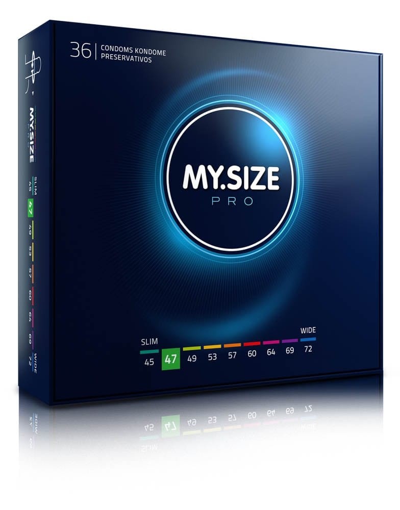 MY SIZE PRO Condoms 47 mm (36 pieces) | ViPstore.hu - Erotika webáruház #1 - EAN 4025838436476 | SKU MSPRO04736