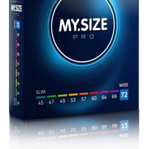 MY SIZE PRO Condoms 72 mm (3 pieces) | ViPstore.hu - Erotika webáruház #1 - EAN 4025838403720 | SKU MSPRO07203