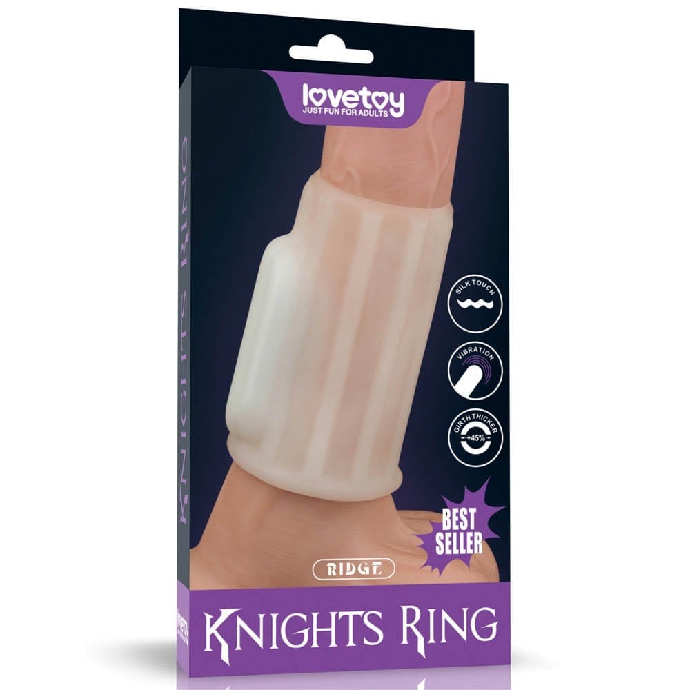 Vibrating Spiral Knights Ring (White) III | ViPstore.hu - Erotika webáruház #1 - EAN 6970260905794 | SKU LVTOY00601