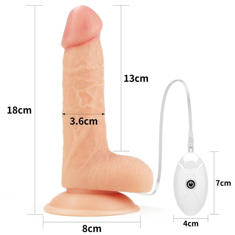 Vibrating Easy Strapon Set 7.0'' | ViPstore.hu - Erotika webáruház #10 - EAN 6970260908658 | SKU LVTOY00613