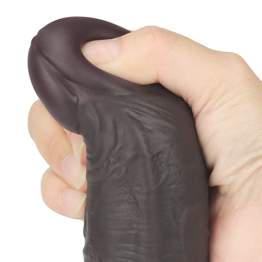 10'' Dual Layered Silicone Rotator Brown | ViPstore.hu - Erotika webáruház #7 - EAN 6970260900652 | SKU LVTOY00635