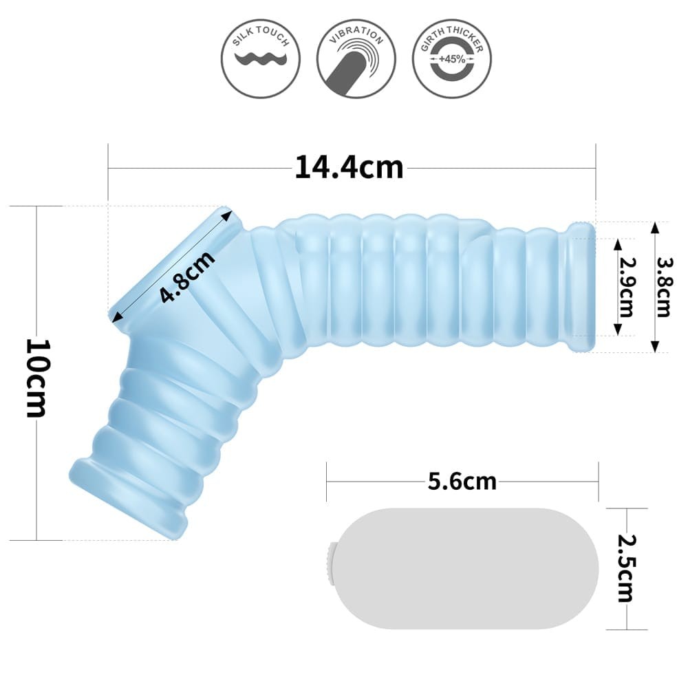 Vibrating Wave Knights Ring with Scrotum Sleeve_B15O50_3 | ViPstore.hu - Erotika webáruház #2 - EAN 6970260900584 | SKU LVTOY00664