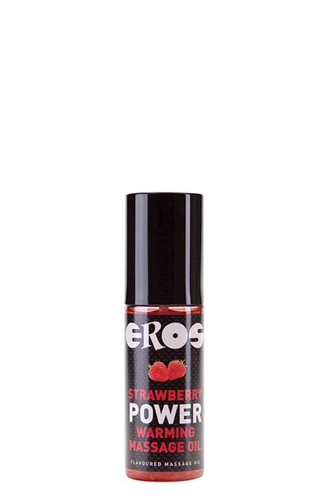 Strawberry Power Warming Massage Oil 100 ml | ViPstore.hu - Erotika webáruház #1 - EAN 4035223185506 | SKU MEGWP18550