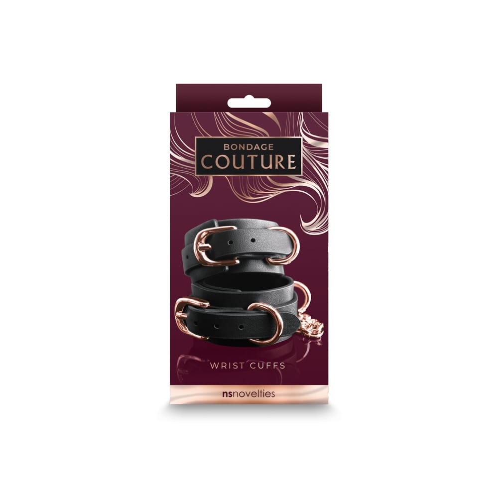 Bondage Couture - Wrist Cuffs - Black | ViPstore.hu - Erotika webáruház #1 - EAN 657447104565 | SKU NSTOYS0934