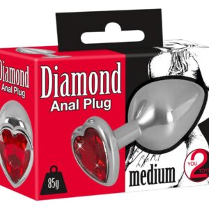 Diamond Butt Plug Medium | ViPstore.hu - Erotika webáruház #1 - EAN 4024144543366 | SKU YOU2T00726