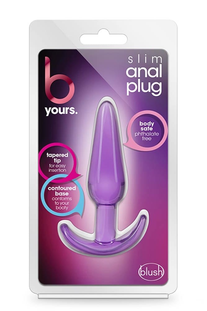 B YOURS SLIM ANAL PLUG PURPLE | ViPstore.hu - Erotika webáruház #1 - EAN 819835026068 | SKU BLUSH01237