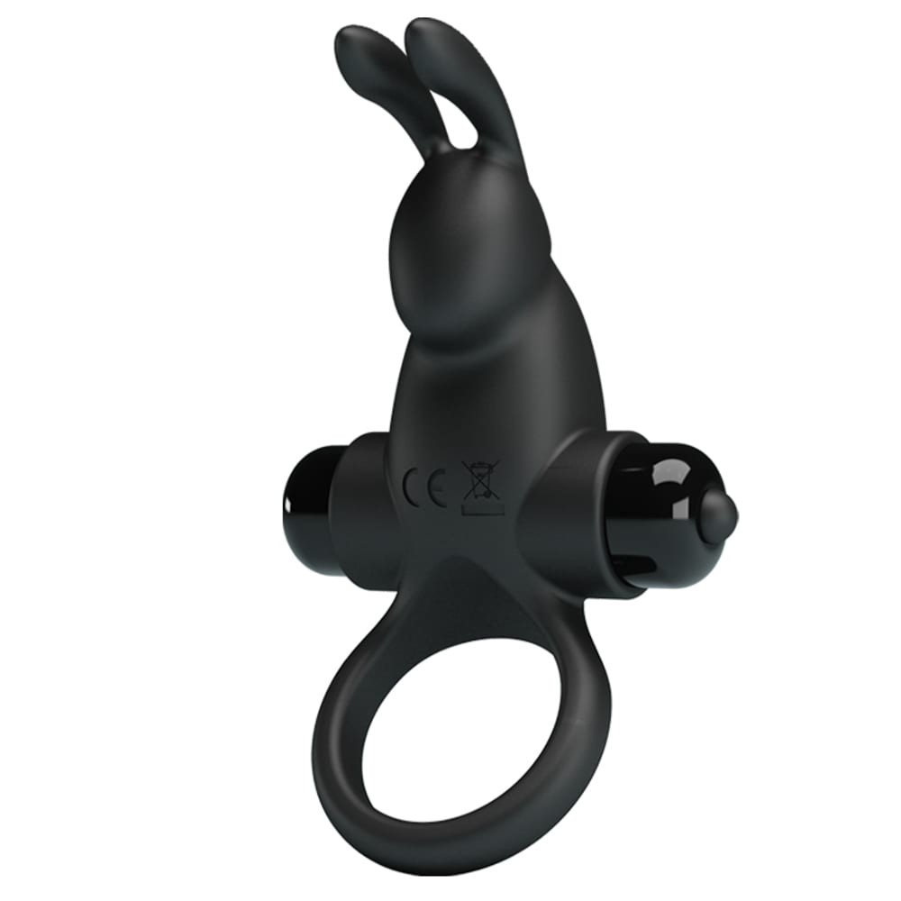 Pretty Love Vibrant Penis Ring 1 Black | ViPstore.hu - Erotika webáruház #3 - EAN 6959532323818 | SKU DEBRA01476