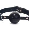 Silicone Ball Gag Black | ViPstore.hu - Erotika webáruház #1 - EAN 5999560512205 | SKU DEVIL00020