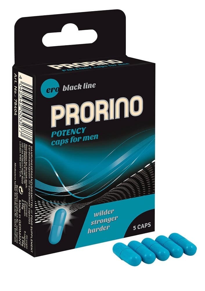 PRORINO Potency Caps for men 5 pcs | ViPstore.hu - Erotika webáruház #1 - EAN 4042342003277 | SKU HOT0078404