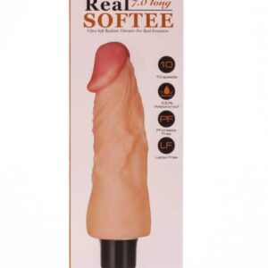 7" Real Softee Vibrating Dildo 1 | ViPstore.hu - Erotika webáruház #1 - EAN 6970260900300 | SKU LVTOY00011