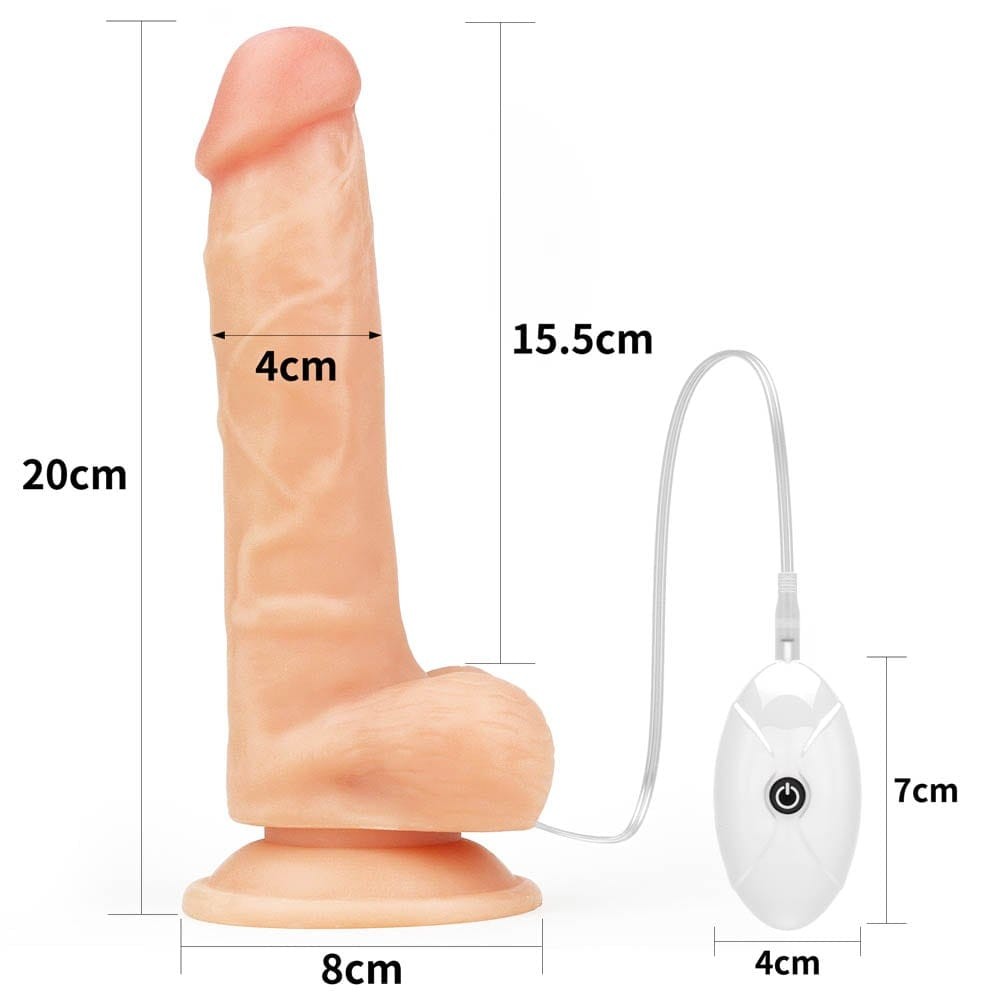 Vibrating Easy Strapon Set 7.5" | ViPstore.hu - Erotika webáruház #2 - EAN 6970260908672 | SKU LVTOY00615
