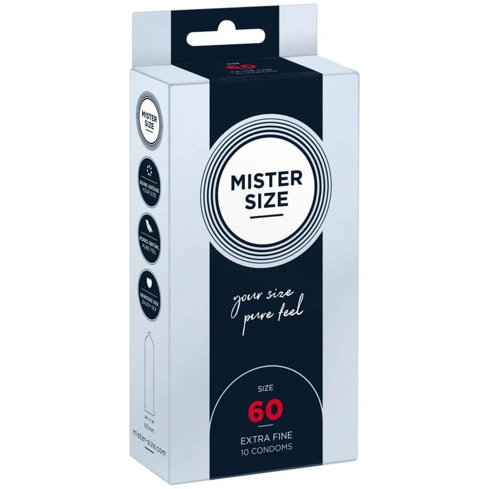MISTER SIZE 60 mm Condoms 10 pieces | ViPstore.hu - Erotika webáruház #2 - EAN 4260605480140 | SKU MISTER6010