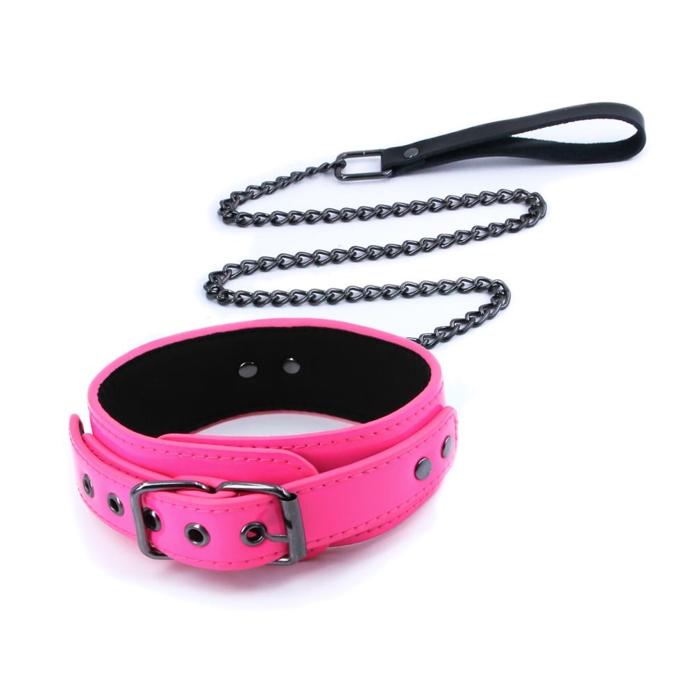 Electra - Collar & Leash - Pink | ViPstore.hu - Erotika webáruház #2 - EAN 657447105043 | SKU NSTOYS0951