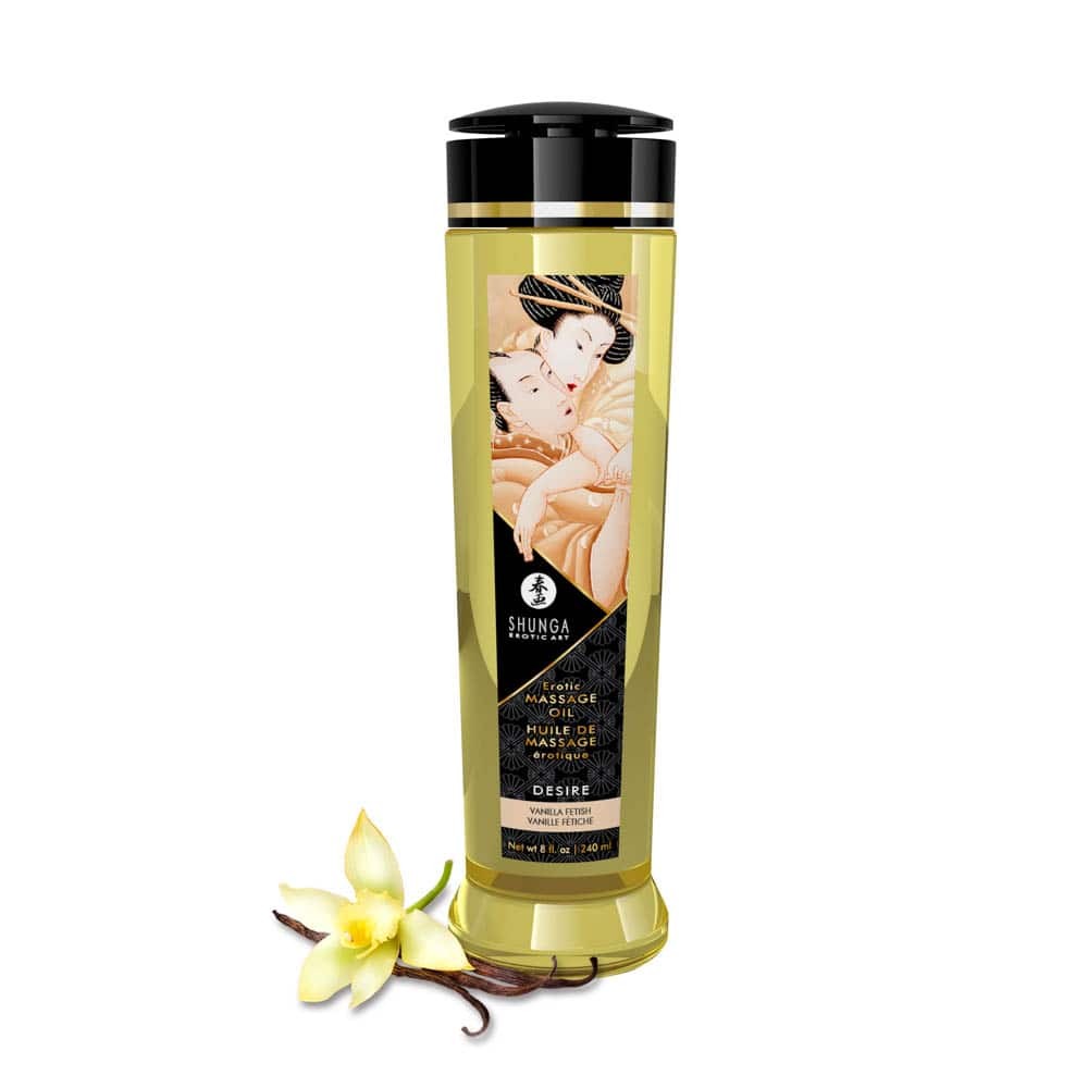 EROTIC MASSAGE OIL 240 ml / 8 oz VANILLA | ViPstore.hu - Erotika webáruház #2 - EAN 697309012072 | SKU SHUNGA0196