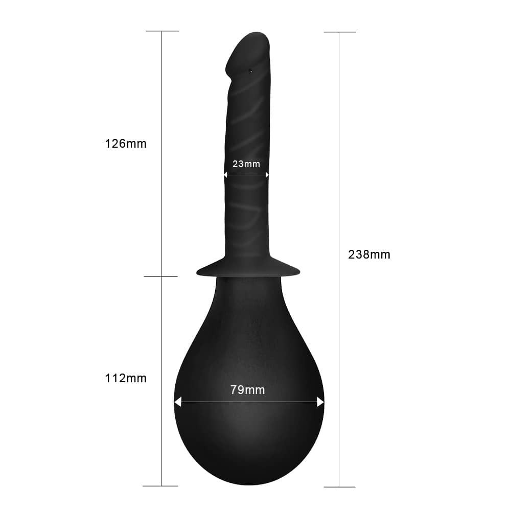 Bondage Fetish Deluxe Douche Black 1 | ViPstore.hu - Erotika webáruház #8 - EAN 6970260906227 | SKU LVTOY00313