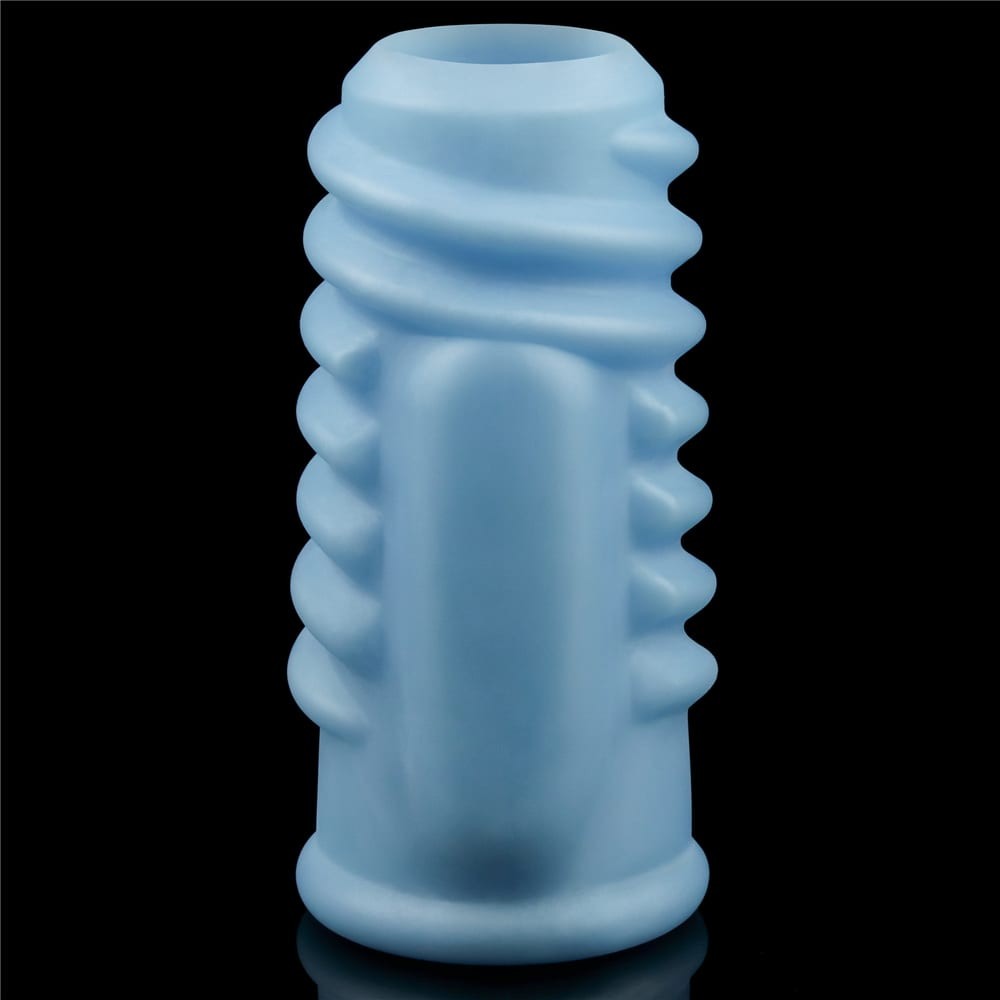 Vibrating Spiral Knights Ring Blue | ViPstore.hu - Erotika webáruház #3 - EAN 6970260907934 | SKU LVTOY00657
