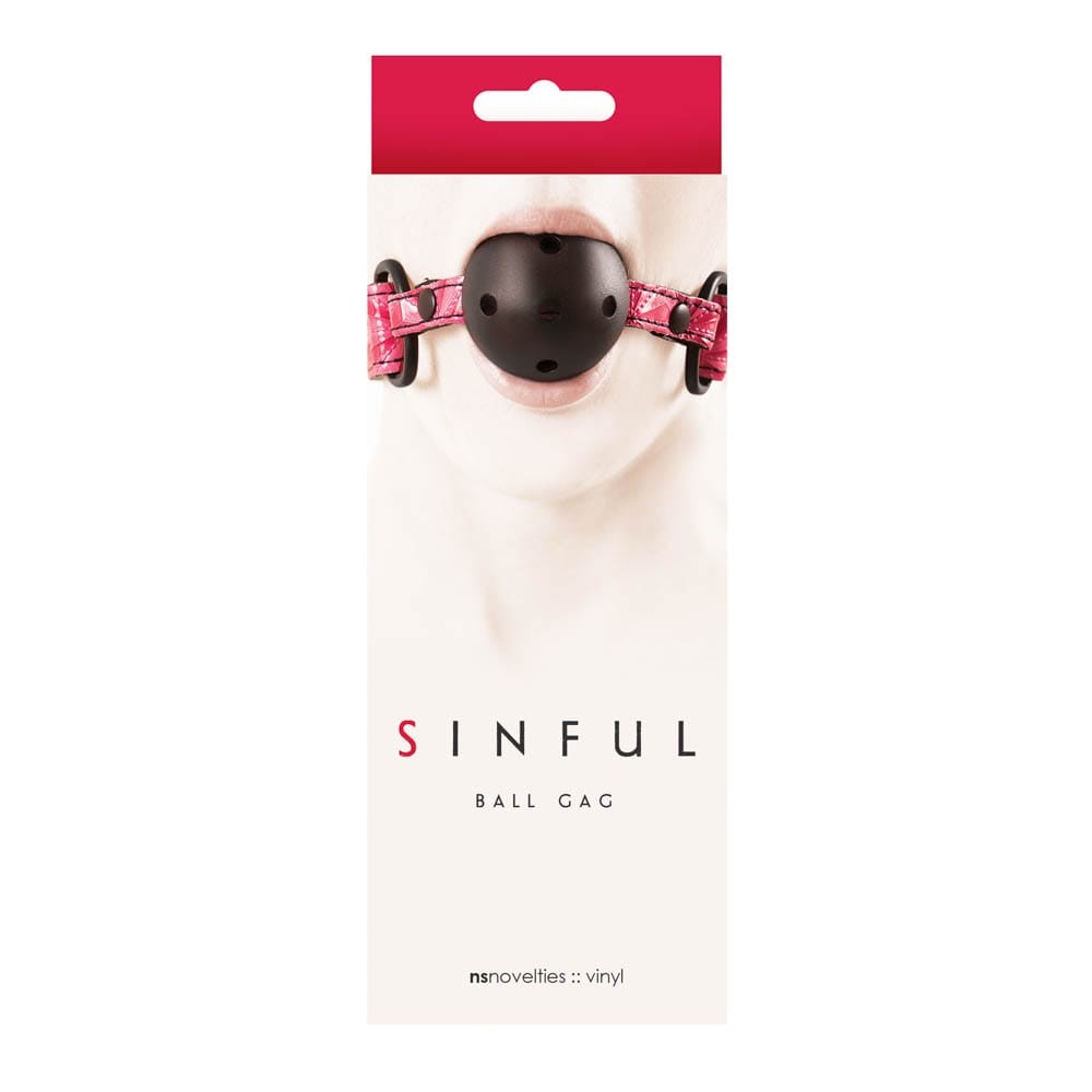 Sinful Ball Gag Pink | ViPstore.hu - Erotika webáruház #1 - EAN 657447091650 | SKU NSTOYS0213
