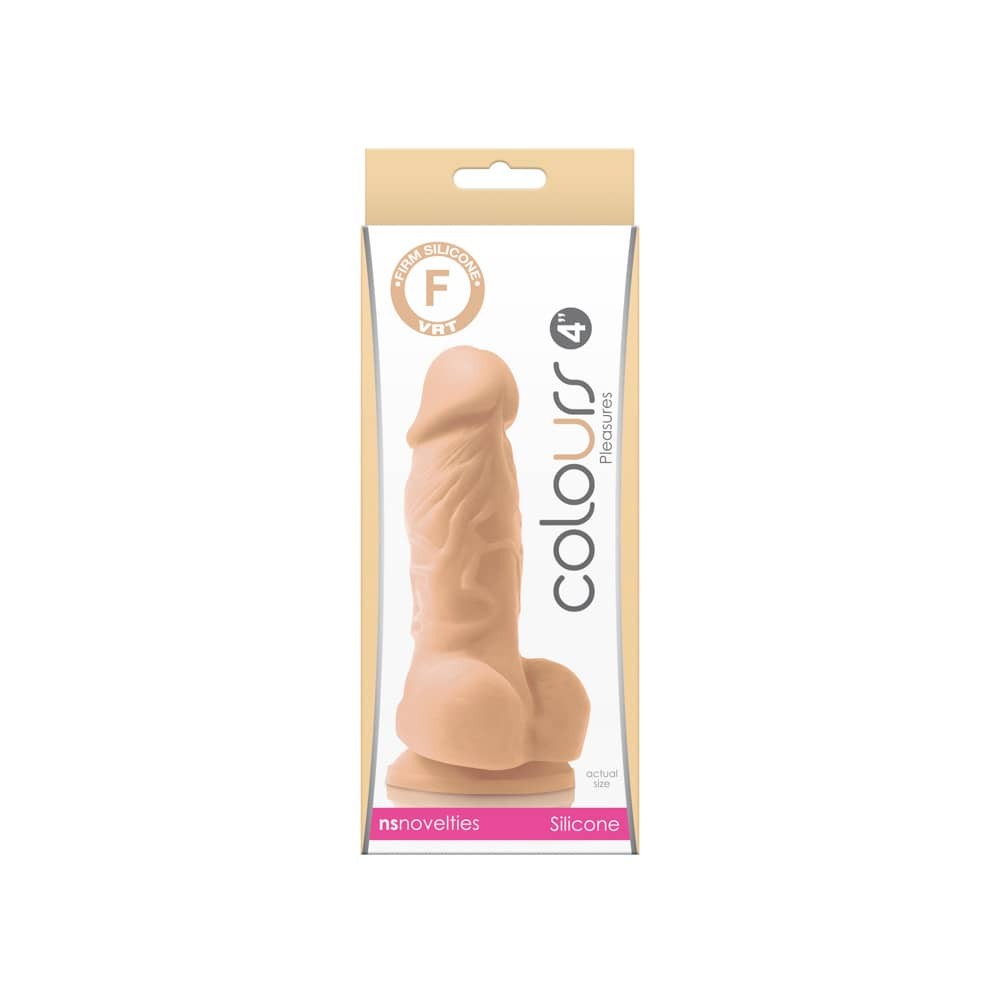 Colours Pleasures 4 inch Dildo White | ViPstore.hu - Erotika webáruház #1 - EAN 657447100086 | SKU NSTOYS0763