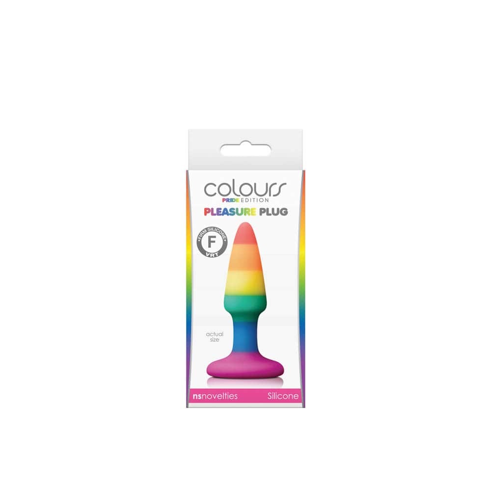 Colours - Pride Edition - Pleasure Plug - Mini -Rainbow_B15O25_2 | ViPstore.hu - Erotika webáruház #1 - EAN 657447100772 | SKU NSTOYS0788