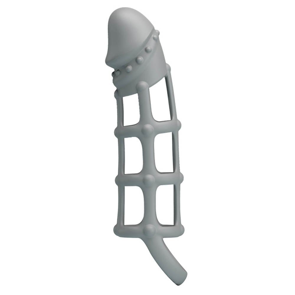 Pretty Love Penis Sleeve With Ball Strap White | ViPstore.hu - Erotika webáruház #3 - EAN 6959532320411 | SKU DEBRA01514