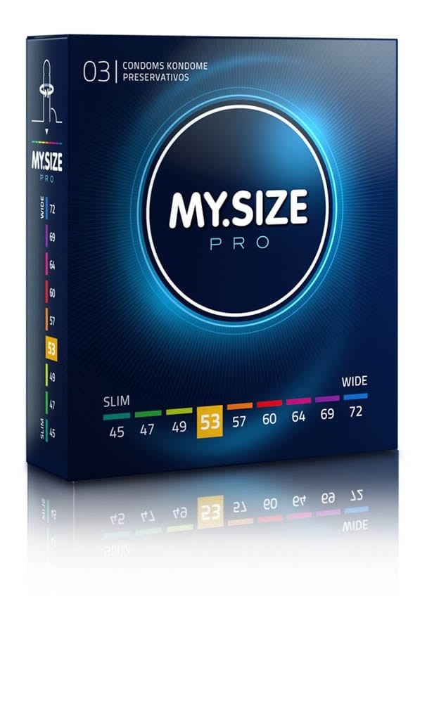 MY SIZE PRO Condoms 53 mm (3 pieces) | ViPstore.hu - Erotika webáruház #1 - EAN 4025838403539 | SKU MSPRO05303