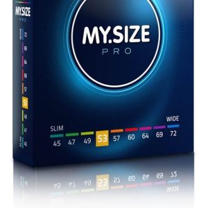 MY SIZE PRO Condoms 53 mm (3 pieces) | ViPstore.hu - Erotika webáruház #1 - EAN 4025838403539 | SKU MSPRO05303