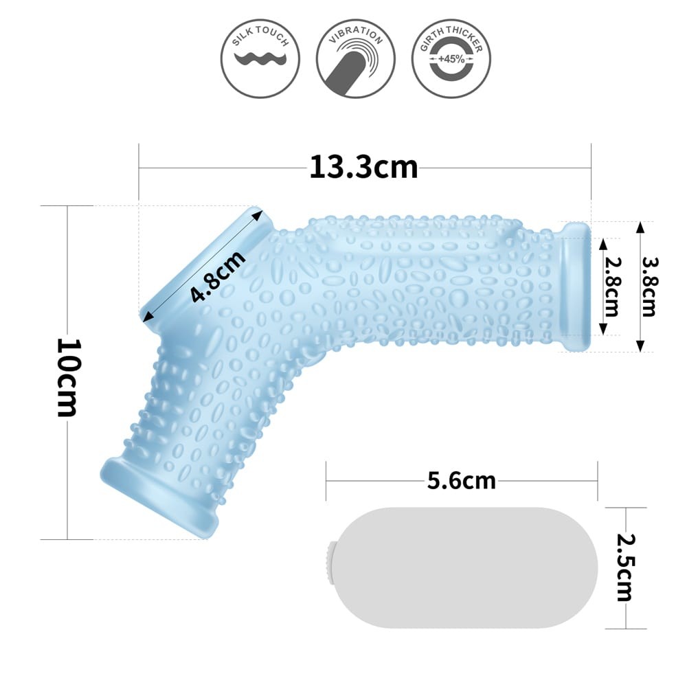 Vibrating Drip Knights Ring with Scrotum Sleeve Blue_B15O50_3 | ViPstore.hu - Erotika webáruház #8 - EAN 6970260900546 | SKU LVTOY00662