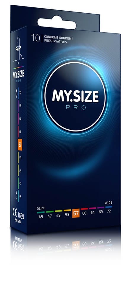 MY SIZE PRO Condoms 57 mm (10 pieces) | ViPstore.hu - Erotika webáruház #1 - EAN 4025838410575 | SKU MSPRO05710