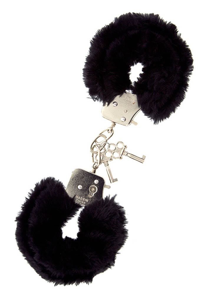 Metal Handcuff With Plush Black | ViPstore.hu - Erotika webáruház #2 - EAN 4892503058314 | SKU NMC0000727