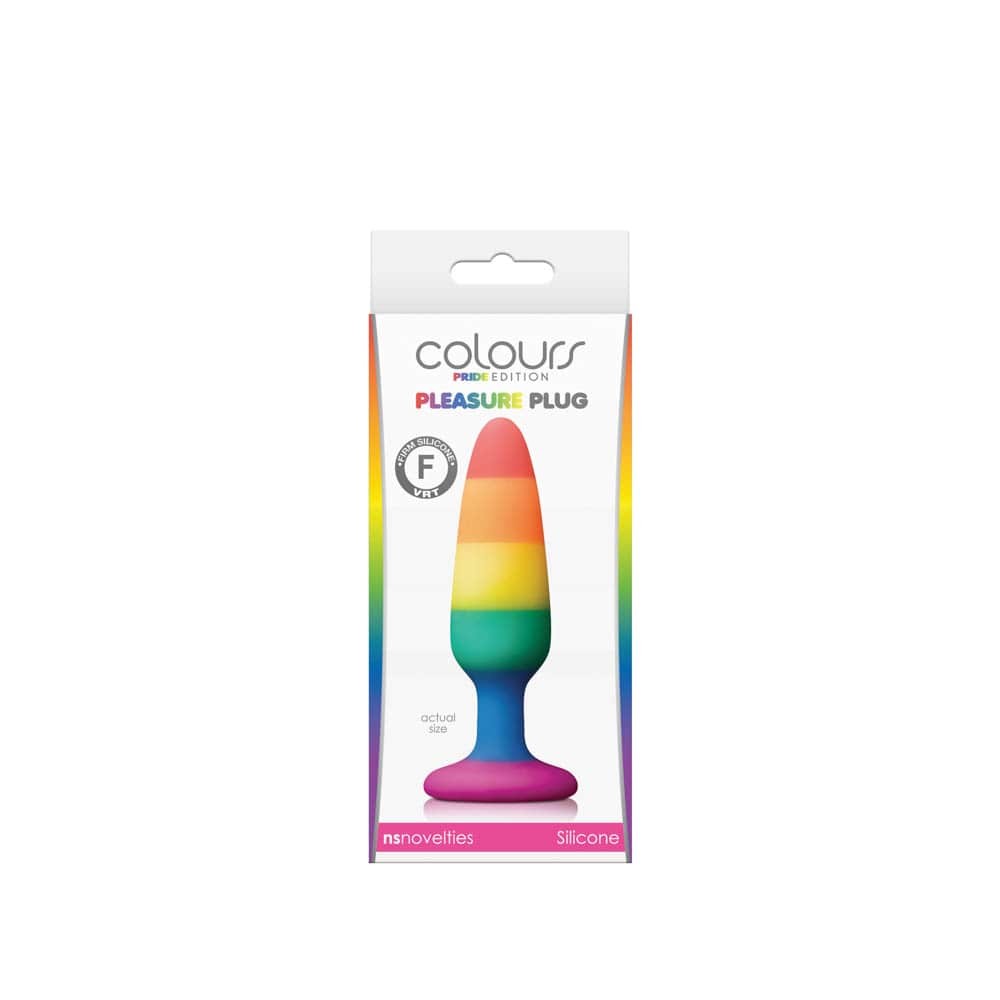 Colours - Pride Edition - Pleasure Plug - Small -Rainbow | ViPstore.hu - Erotika webáruház #1 - EAN 657447100789 | SKU NSTOYS0789