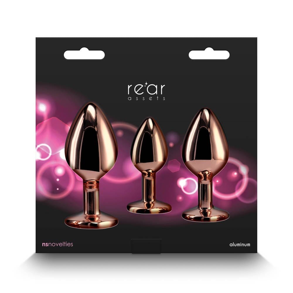 Rear Assets - Trainer Kit - Rose Gold - Pink Heart | ViPstore.hu - Erotika webáruház #2 - EAN 657447105340 | SKU NSTOYS0970