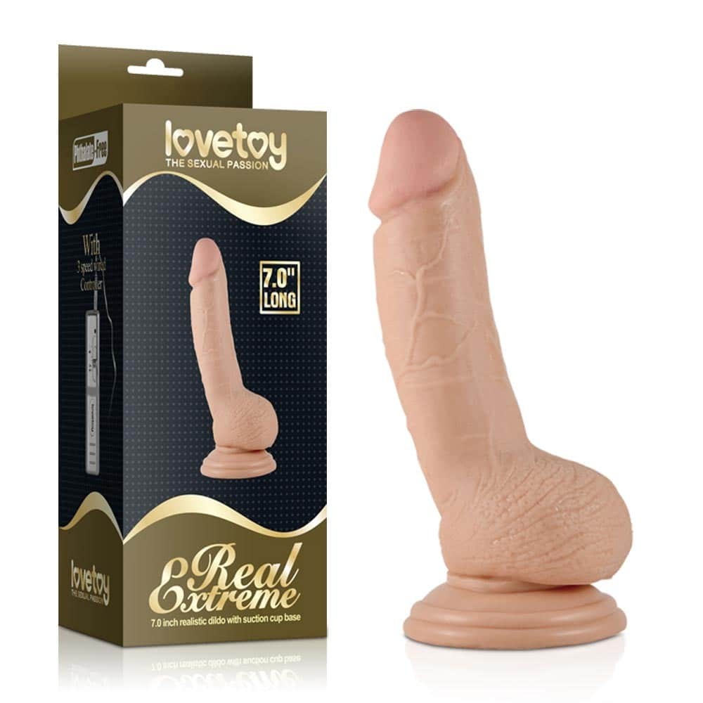 7" Real Extreme Dildo Flesh | ViPstore.hu - Erotika webáruház #1 - EAN 6970260902052 | SKU LVTOY00317