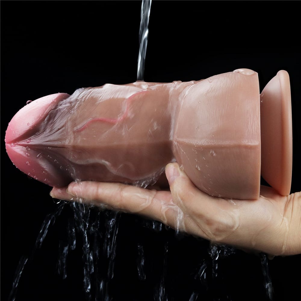 7" Dual-Layered Silicone Nature Cock Brown | ViPstore.hu - Erotika webáruház #5 - EAN 6970260909259 | SKU LVTOY00552