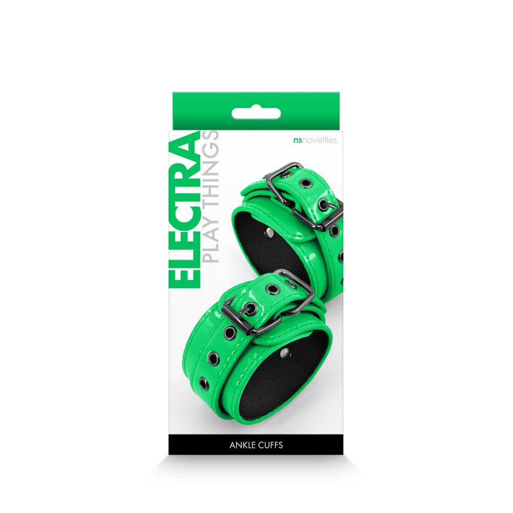Electra - Ankle Cuffs - Green | ViPstore.hu - Erotika webáruház #1 - EAN 657447105128 | SKU NSTOYS0956