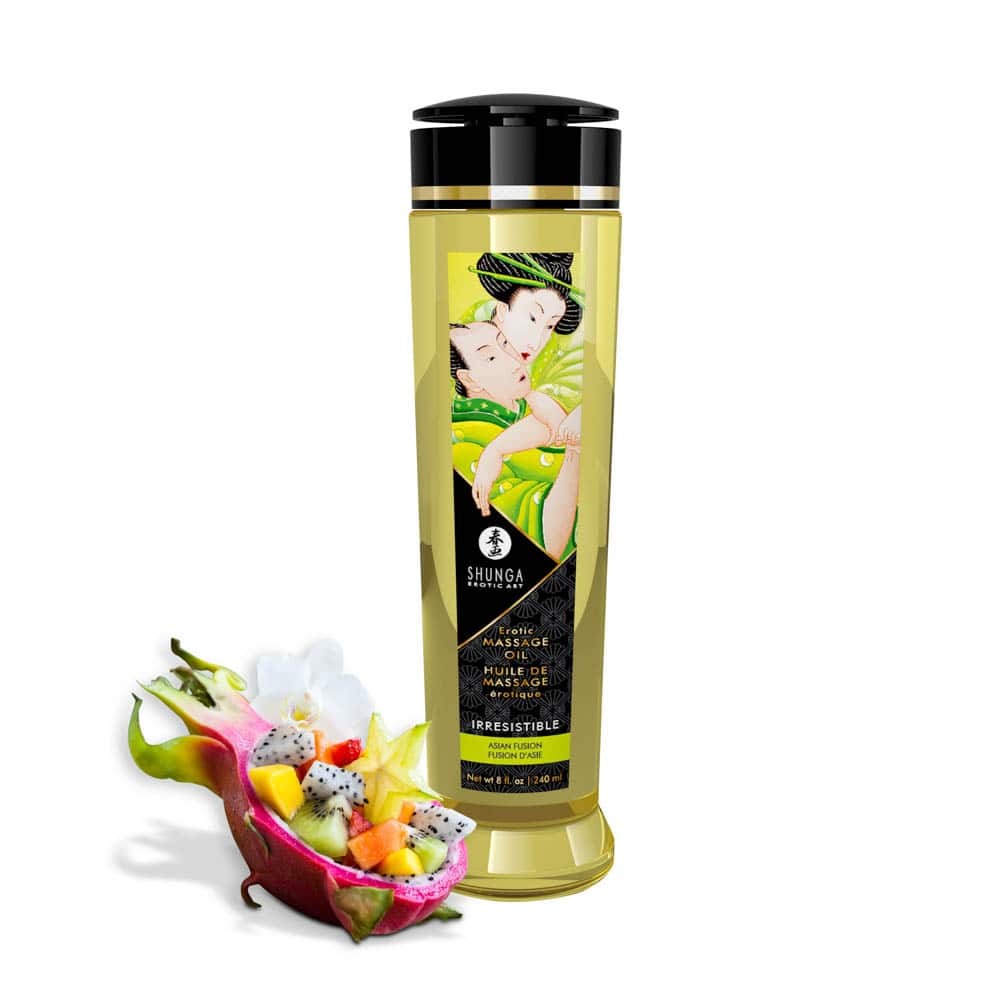 EROTIC MASSAGE OIL 240 ml / 8 oz ASIAN FUSION | ViPstore.hu - Erotika webáruház #1 - EAN 697309012188 | SKU SHUNGA0200