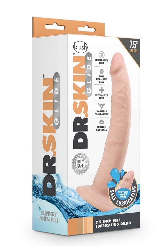 DR. SKIN 7.5INCH SELF LUBRICATING DILDO | ViPstore.hu - Erotika webáruház #1 - EAN 819835025863 | SKU BLUSH01295