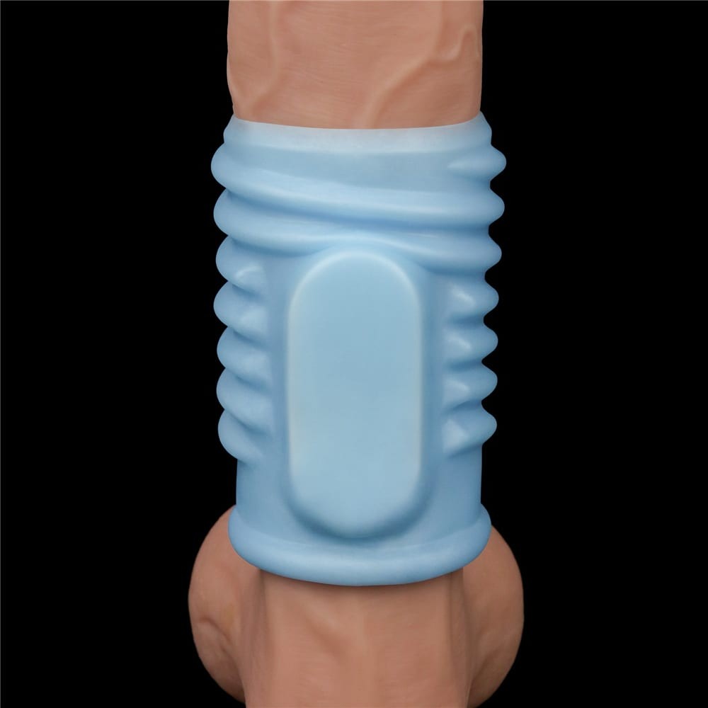 Vibrating Spiral Knights Ring Blue | ViPstore.hu - Erotika webáruház #5 - EAN 6970260907934 | SKU LVTOY00657