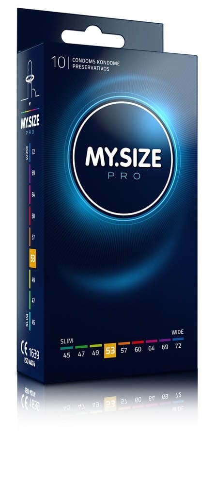 MY SIZE PRO Condoms 53 mm (10 pieces) | ViPstore.hu - Erotika webáruház #1 - EAN 4025838410537 | SKU MSPRO05310