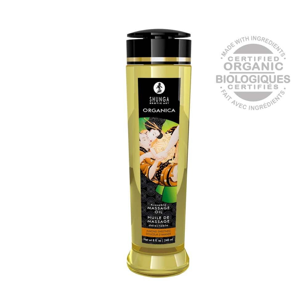MASSAGE OIL ORGANICA 240 ml / 8 oz ALMOND SWEETNESS | ViPstore.hu - Erotika webáruház #1 - EAN 697309013123 | SKU SHUNGA0205