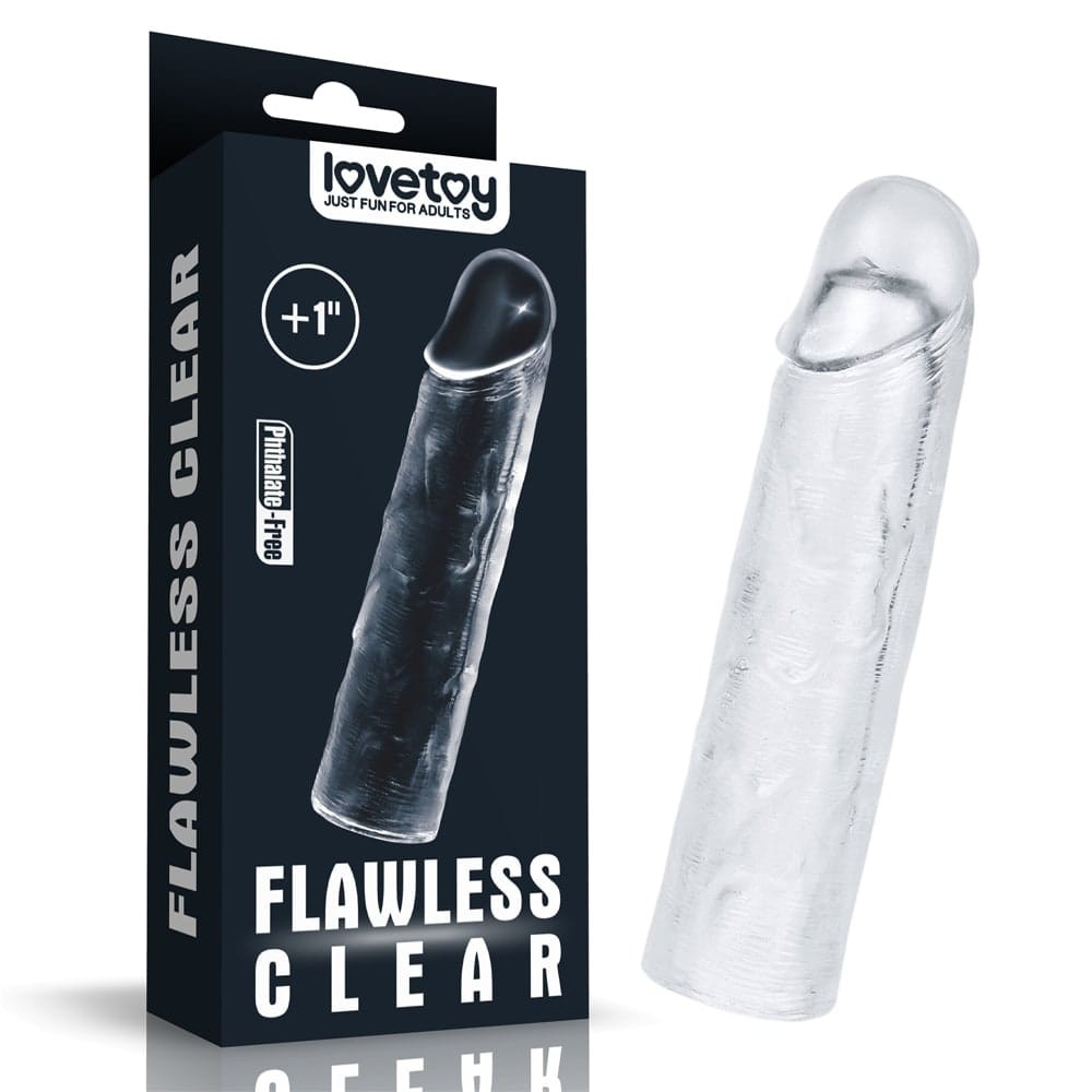 Flawless Clear Penis Sleeve Add 1'' | ViPstore.hu - Erotika webáruház #1 - EAN 6970260909129 | SKU LVTOY00448