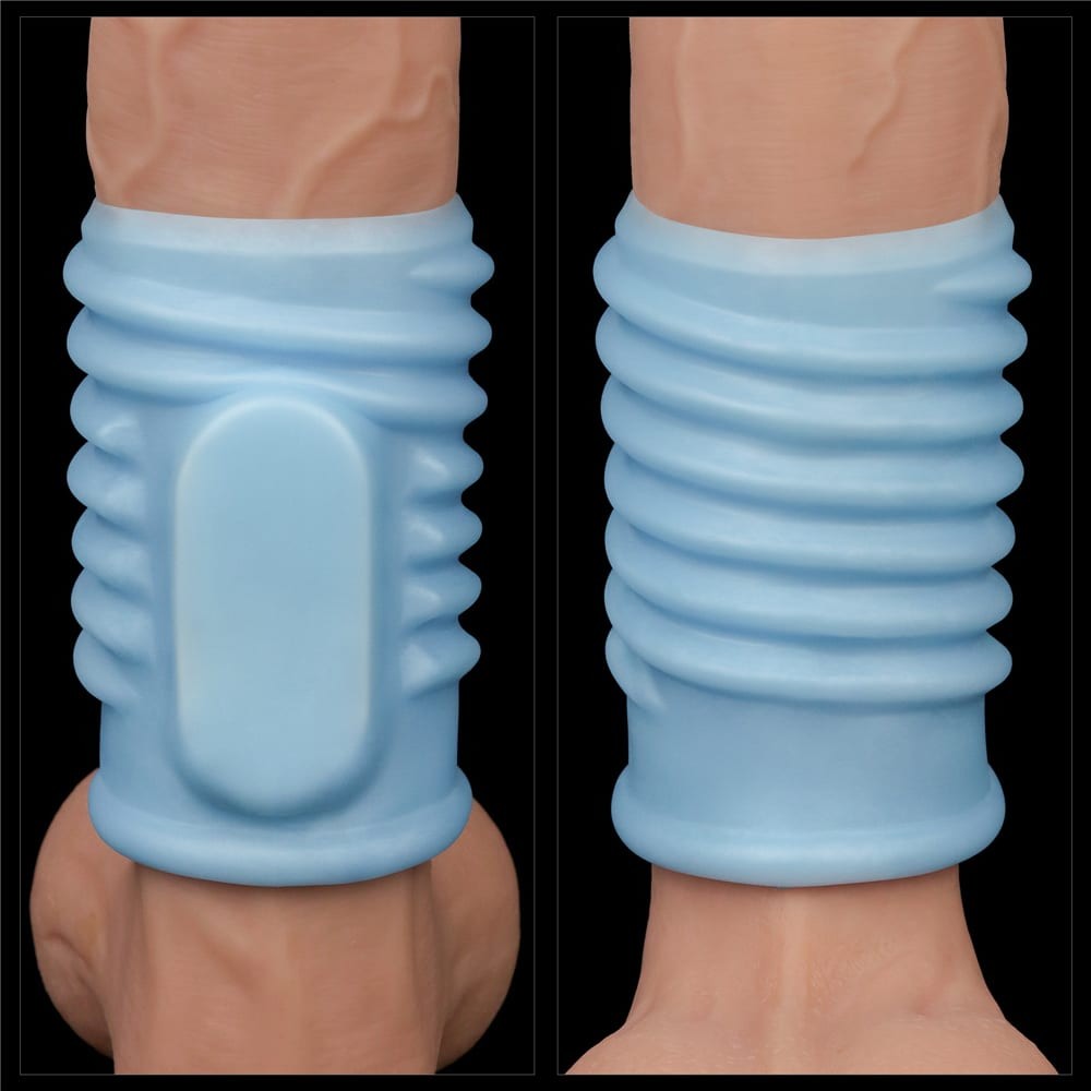 Vibrating Spiral Knights Ring Blue | ViPstore.hu - Erotika webáruház #8 - EAN 6970260907934 | SKU LVTOY00657