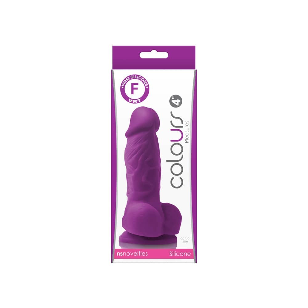 Colours Pleasures 4 inch Dildo Purple_B0O25_2 | ViPstore.hu - Erotika webáruház #1 - EAN 657447100116 | SKU NSTOYS0766