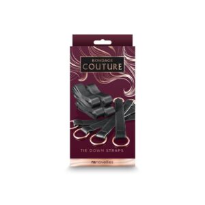 Bondage Couture - Tie Down Straps - Black_B15O25_2 | ViPstore.hu - Erotika webáruház #1 - EAN 657447104619 | SKU NSTOYS0941